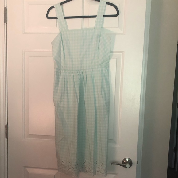 Draper James Embroidered Gingham Dress - Picture 4 of 6